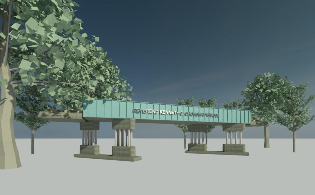 Reverse Engineering & 3D Printing Commemorative SunRail Bridge