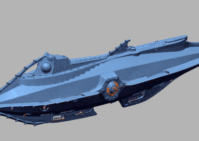 3D Scanning and Modeling a Nautilus Submarine