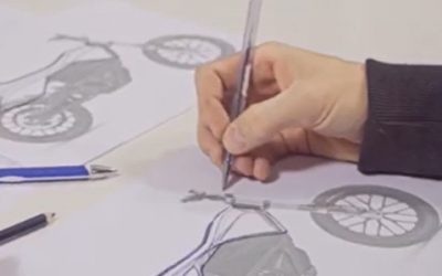 From Sketch, to Clay, to a Motorcycle…